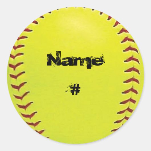 Fastpitch Softball Sticker (Voorkant)
