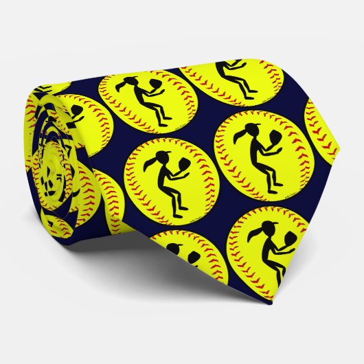 Fastpitch Softball Stropdas (Opgerold)