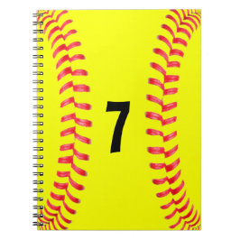 Fastpitch Softball Student-Athlete Spiral Notitieb Notitieboek