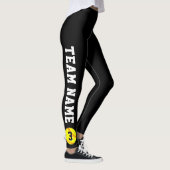 Fastpitch Softball Team Name and Player Number Leggings (Rechts)