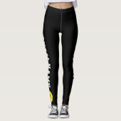  Fastpitch Softball Team Name and Player Number Leggings (Voorkant)