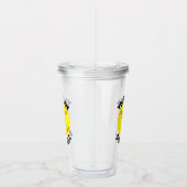 Fastpitch Softball Team Name & Player Number Sport Acryl Drinkbeker (Rechts)