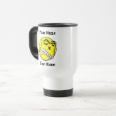 Fastpitch Softball Travel Mug Reisbeker (Voorkant links)