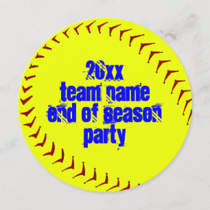 Fastpitch Softball-uitnodigingen Kaart