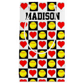 Fastpitch Softballen en de Naam van de Speler van Klein Cadeauzakje (Voorkant)