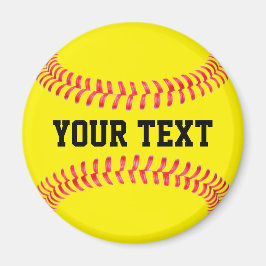 Fastpitpitball Player Custom Team Name Sports Magneet