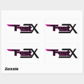 FastX roze sticker (Vel)