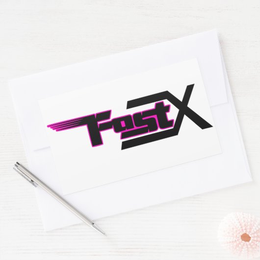 FastX roze sticker (Envelop)