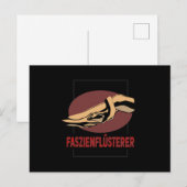 Faszienflusterer Massage Therapist Briefkaart (Voorkant / Achterkant)
