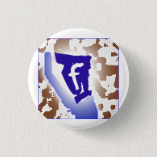 Faszysta Party Logo Ronde Button 3,2 Cm (Voorkant)