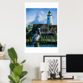 Fat Albert bij Ocracoke Poster (Thuiskantoor)