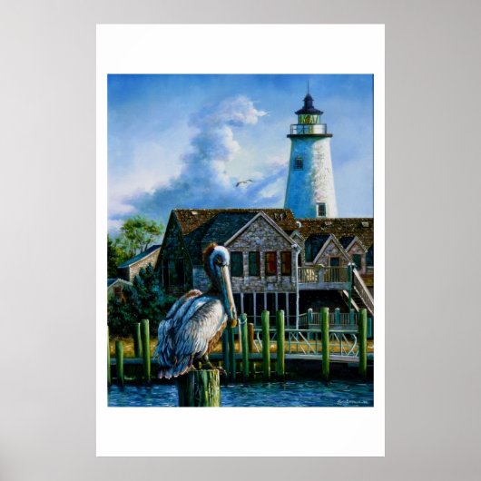 Fat Albert bij Ocracoke Poster (Voorkant)