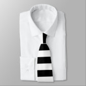 Fat B&W Stripes - Scenester Stropdassen (Gebonden)