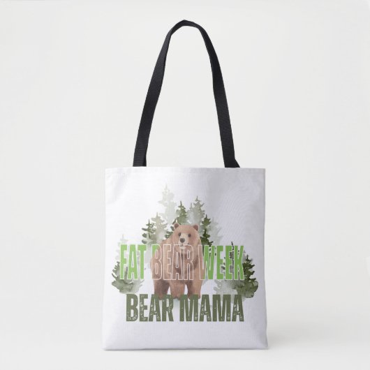 Fat Bear Tote Bag (Voorkant)