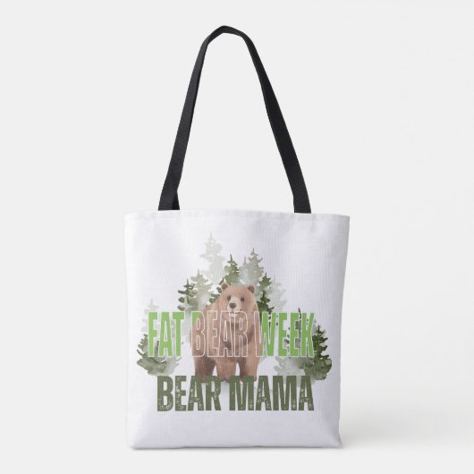 Fat Bear Tote Bag (Achterkant)