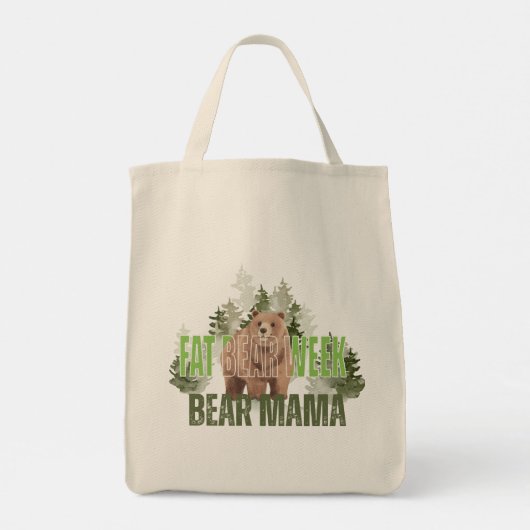 Fat Bear Tote Bag (Achterkant)