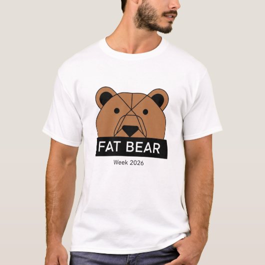 Fat Bear Week 2026 Bear Graphic Nature Wildlife T-shirt (Voorkant)