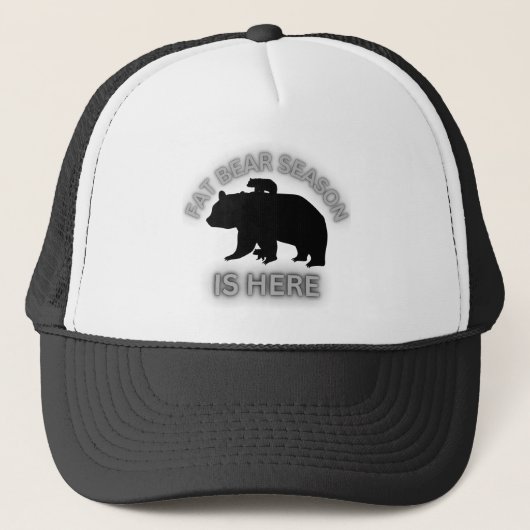 Fat Beer Season Is Here beroemd gemaakt door Black Trucker Pet (Voorkant)