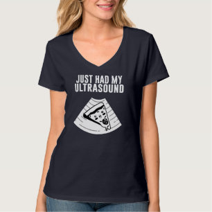 Fat Belly Costume Cute Pizza had net mijn Ultrasou T-shirt
