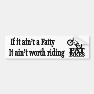 Fat Bike Bumpersticker