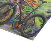 Fat Bike en Flames Snijplank (Hoek)