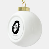 Fat Bike Keramische Bal Ornament (Rechts)