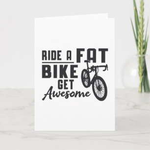 Fat Bike Ride Een Fat Bike Get Geweldige Biker Fun Kaart