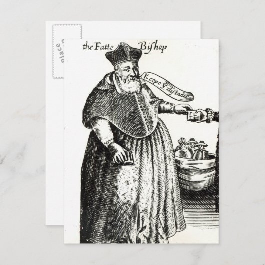 Fat Bishop Briefkaart (Voorkant / Achterkant)