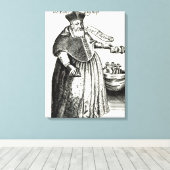 Fat Bishop Canvas Afdruk (Insitu (Houten vloer))