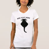 Fat Black Cat Back, tekst T-shirt bewerken (Voorkant)