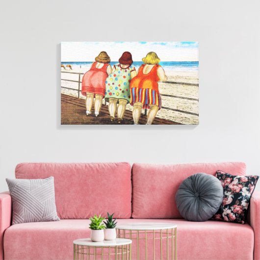  Fat Bottomed Meisjes Canvas Afdruk (Insitu (Woonkamer))