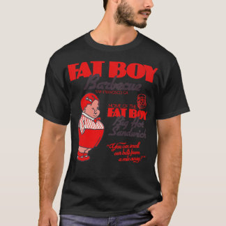 Fat Boy Barbecue Retro BBQ Restaurant San Francisc T-shirt