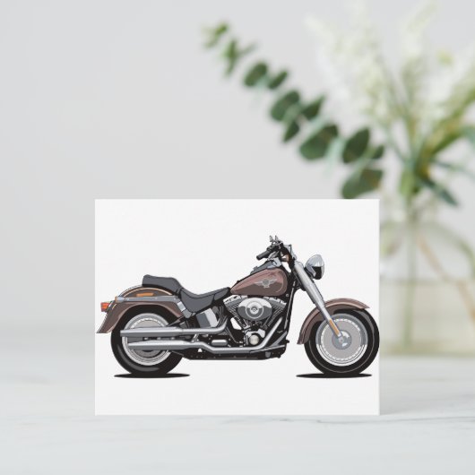 Fat Boy Briefkaart (Staand voorkant)