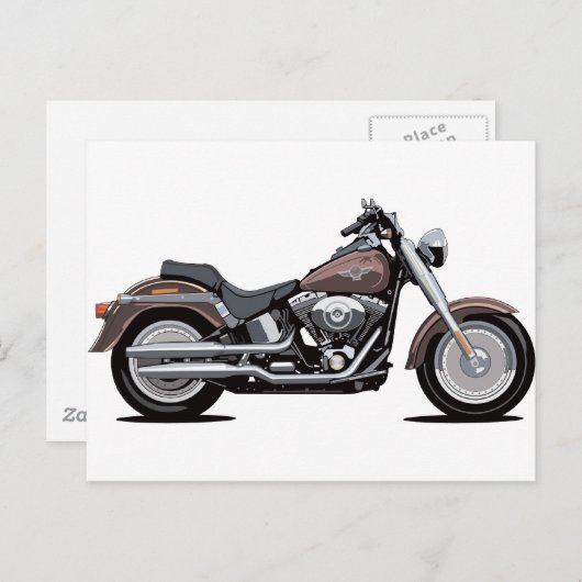 Fat Boy Briefkaart (Voorkant / Achterkant)