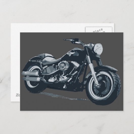 Fat Boy Briefkaart (Voorkant / Achterkant)