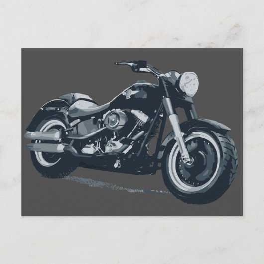 Fat Boy Briefkaart (Voorkant)