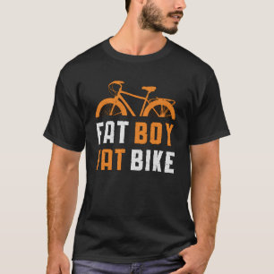 Fat Boy Fat Bike Biker MTB fietsen Fatbike T-shirt