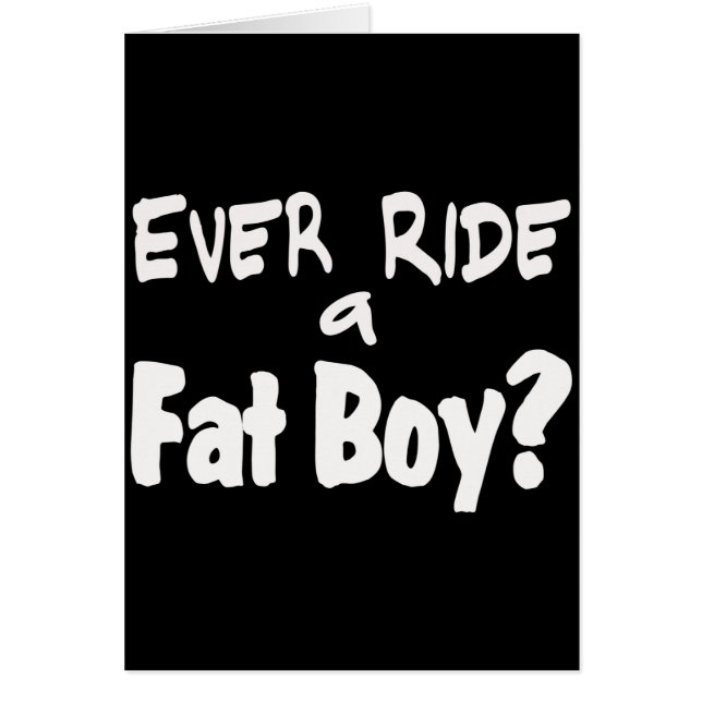 Fat Boy Rider (Voorkant)