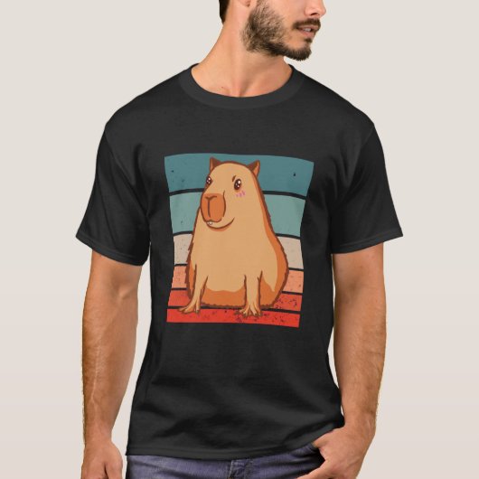 Fat capybara t-shirt (Voorkant)