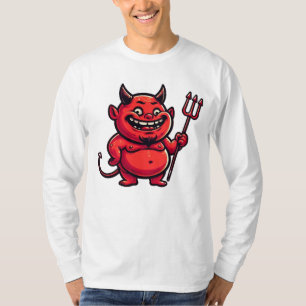 fat cartoon devil character t-shirt