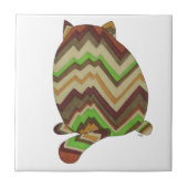 Fat Cat Back Tile Tegeltje (Voorkant)