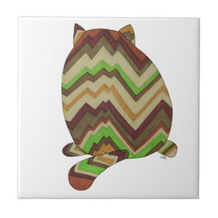 Fat Cat Back Tile Tegeltje