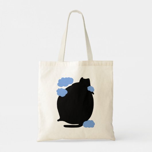  Fat Cat Canvas tas (Achterkant)
