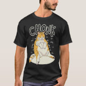 Fat Cat Chonk Scale Chonky Chubby Kitten Sarcasm T-shirt (Voorkant)