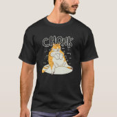 Fat Cat Chonk Scale Chonky Meme Chonker Cat T-shirt (Voorkant)