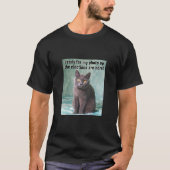 Fat Cat (donker) T-shirt (Voorkant)