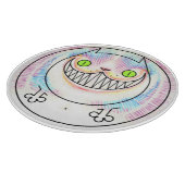Fat Cat Happy Cat Cheshire Cat Grin Chopping Board Snijplank (Hoek)