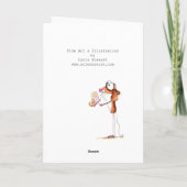 Fat Cat kerstkaart Feestdagen Kaart (Achterkant)