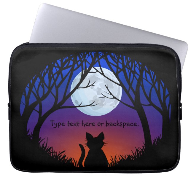 Fat Cat-laptophoes Personaliseer het Hoesje met de Laptop Sleeve (Voorkant)