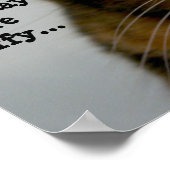 Fat Cat met Attitude, "Ik doe het maandag niet" Poster (Hoek)